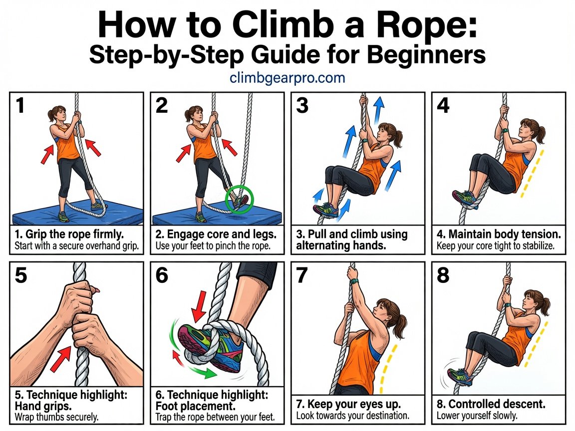 How to Climb a Rope Step by Step Guide for Beginners_Pic 1
