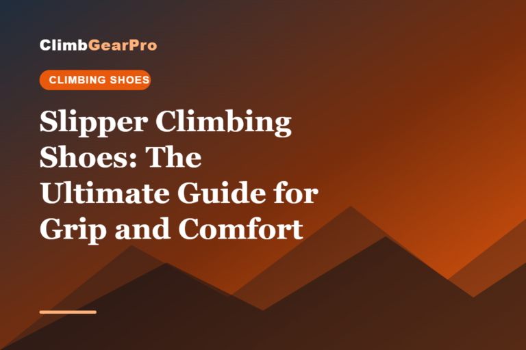Slipper Climbing Shoes: The Ultimate Guide for Grip and Comfort