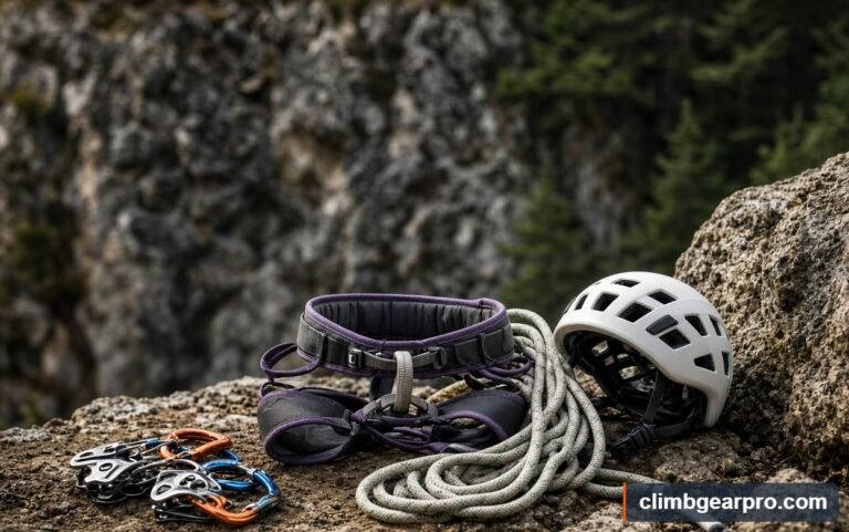 Beginner Climbing Gear for rock climbing