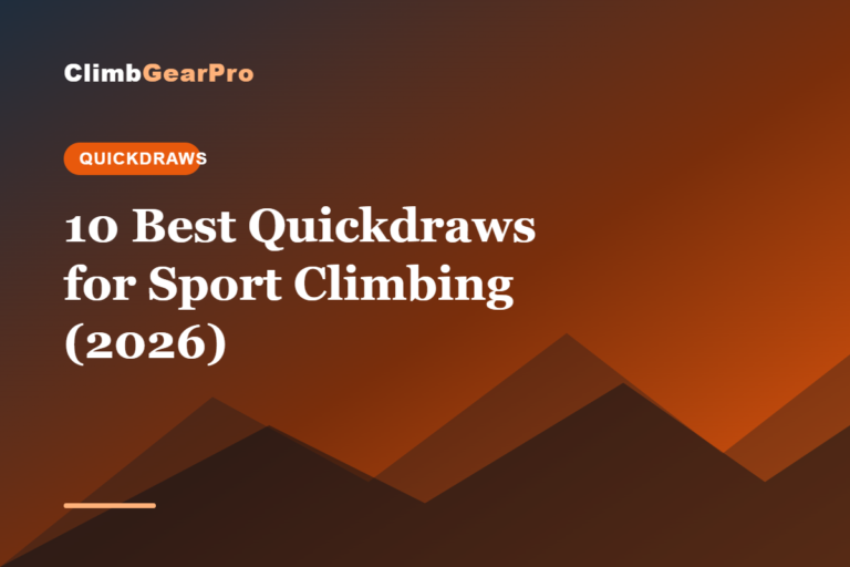 10 Best Quickdraws for Sport Climbing (2026)