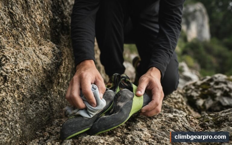 How to Clean Climbing Shoes and Remove Odor for rock climbing
