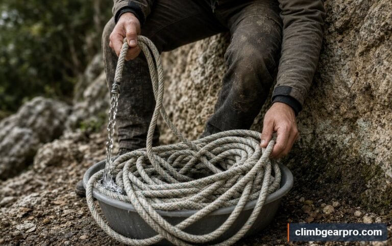 How to Wash a Climbing Rope Safely to Extend Its Lifespan for rock climbing