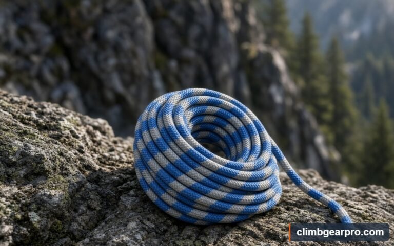 Non-Dry Dynamic Rope for rock climbing