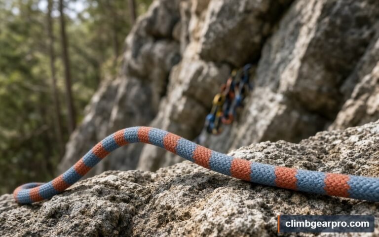 Skinny Sport Rope for rock climbing