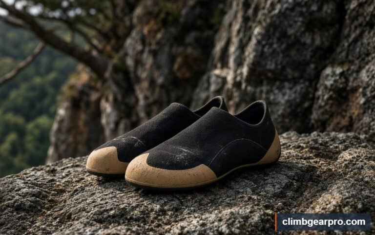 Slipper Climbing Shoes for rock climbing