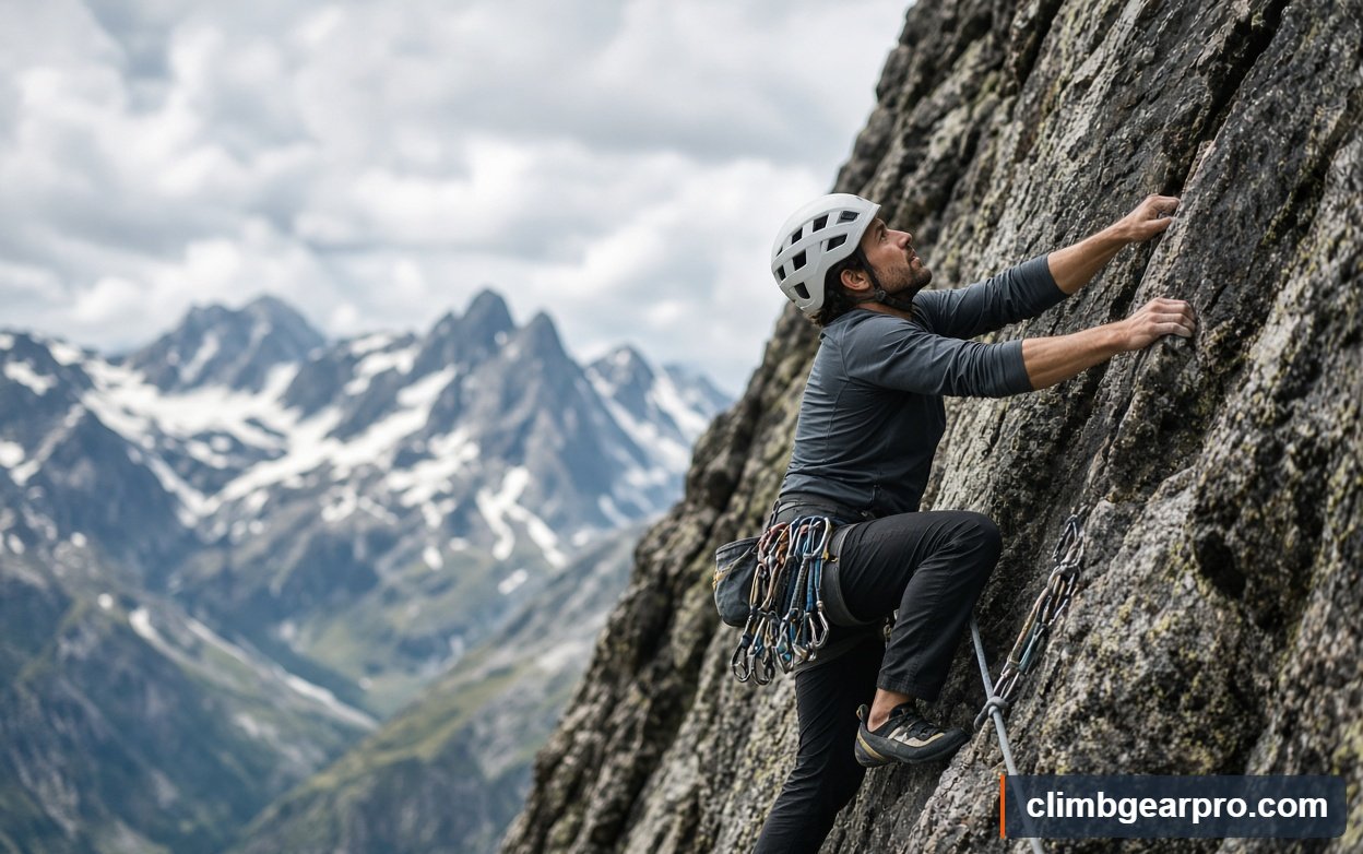 Close-up detail of what is the hardest mountain to climb? ultimate challenge revealed while climbing